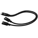 i-tec USB-C Cable Splitter Audio/Data, Power Delivery 100W