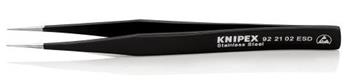 Knipex, 92 21 02 ESD, Pinzeta přesná, špičatá, ESD