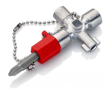 Knipex, Klíč na rozvodné skříně, Pro běžné skříně a systémy zavírání