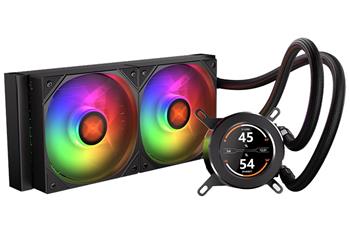 Krux vodní chladič CPU HydroGlance 240 ARGB LCD / 2x120mm ARGB / PWM / display / AMD i Intel