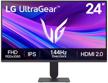 LG monitor 24G411A-B IPS 23,8"/ 1920x1080 / 144Hz/ 250cdm / 5ms/ 1500:1/DP/HDMI/G-SYNC Compatible/ FreeSync