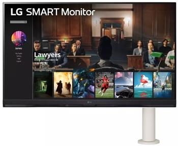 LG monitor 32SQ780S-W / VA / 31,5" / 4K 3840x2160 / 16:9 / 250cdm / 5ms / HDMI / USB-C//repro 5Wx2 /pivot/ výškově nast