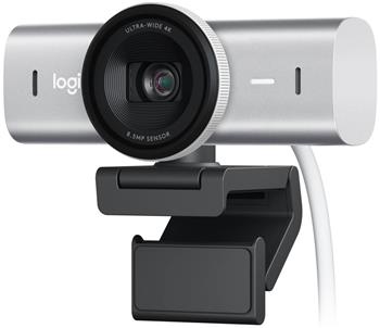 Logitech webkamera MX Brio/ 4K/30fps / 1080p/60fps/ pole gray
