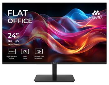 MISURA 24" LED P23QM24DFI01/ IPS/ 1920x1080 (FHD)/ 1000:1/ 8ms/ 250 cd/m2/ HDMI/ VGA/ REPRO/ VESA 75x75/ černý