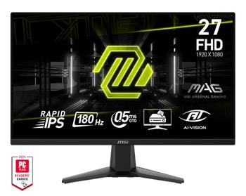 MSI Gaming monitor MAG 275F, 27" Rapid IPS/FHD/180Hz/0,5ms/2x HDMI/DP/černá