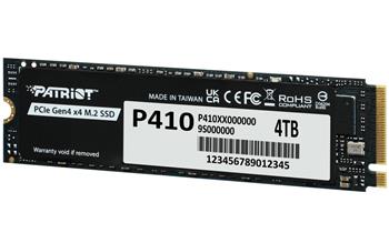 PATRIOT P410 4TB SSD / Interní / M.2 PCIe Gen4 x4 NVMe / 2280