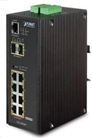 Planet IGS-10020PT PoE switch 8x 1000Base-T, 2x SFP, 802.3af 130W, IP30, -40 až 75°C, SNMP, IGMPv3, IPv6