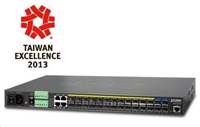 Planet MGSW-28240F Metro switch 24x SFP(DDM), 4x SFP+, 4x TP, AC+DC, DI/O, Web/SNMPv3, IGMPv3, IPv6
