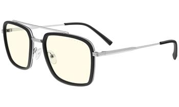 POŠKOZENÝ OBAL - GUNNAR kancelářske/herní brýle BARRON SILVER čirá skla BLF 35 GUNNAR focus