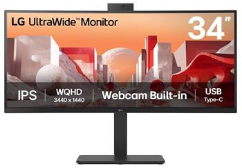 POŠKOZENÝ OBAL - LG monitor 34BA85QE IPS 34" QHD zakřivený /3440x1440 /21:9/300 cd/m2/5ms/HDMI/DP/USB-C/60Hz/HDR10/ On