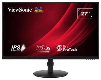POŠKOZENÝ OBAL - ViewSonic VA2708-HDJ / 27"/ IPS/ 16:9/ 1920x1080/ 5 ms/ 100Hz/ 250cd/m2/ HDMI / VGA / výšk. nast.