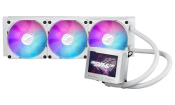 POUŽITÉ - ASUS ROG RYUJIN III 360 ARGB WHITE / vodní chlazení / 3x 120mm fan / AM4+AM5 / 115x+1200+1700 / ARGB podsvíce