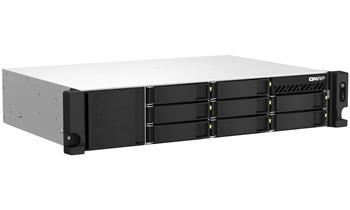 QNAP TS-873AeU-RP-4G (Ryzen 2,2GHz, 4GB RAM, 8xSATA, 2x2,5GbE, 1xPCIe, 2xM.2, 2xzdroj, malá hloubka)