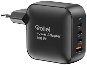 Rollei cestovní nabíjecí adapter/ 3x USB-C/ 1x USB-A/ 100 W