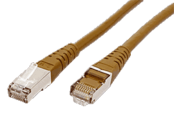 S/FTP patchkabel kat. 6, 3m, hnědý