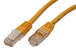 S/FTP patchkabel kat. 6, 7m, žlutý