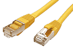 S/FTP patchkabel kat. 6, LSOH, 3m, žlutý