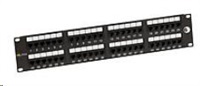 Solarix - 19" Patch panel 48 x RJ45 CAT6 UTP černý