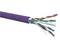 Solarix - instalační kabel CAT6 FTP 500m drát LSOH
