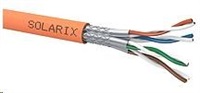 Solarix - instalační kabel SSTP, CAT7A, drát, LSOHFR, cívka 500m