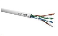 Solarix - instalační kabel UTP, Cat5E, drát, PVC, box 500m
