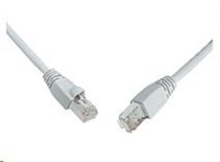 Solarix - patch kabel CAT5E SFTP PVC 3m šedý snag proof