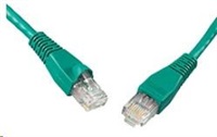 Solarix - patch kabel CAT5E UTP PVC 5m zelený snag-proof