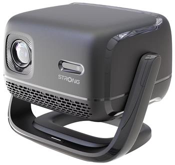 STRONG projektor MIRA-LITE/ LCD/ FHD (1920x1080)/ 260 ANSI lm/ USB 2.0/ HDMI/ BT/ Wi-Fi/ Repro/ Google TV/ šedý