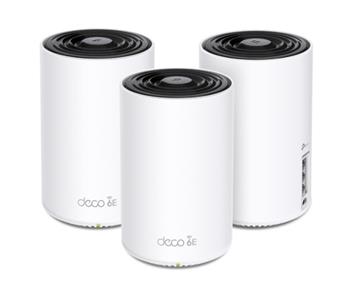 TP-Link Deco XE75 (3-pack), AXE5400 Whole Home Mesh Wi-Fi 6E System(Tri-Band)