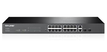 TP-Link SG2218, 16portový gigabitový inteligentní switch JetStream s 2 SFP sloty