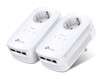 TP-Link TL-PA8030P KIT, "AV1300 Gigabit Passthrough Powerline Starter KitKIT: 2× TL-PA8030PSPEED: 1300 Mbps Powerline