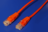 UTP patchkabel kat. 5e, 0,25m, červený