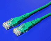 UTP patchkabel kat. 5e, 0,5m, zelený