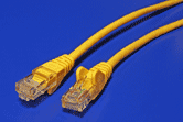 UTP patchkabel kat. 5e, 5m, žlutý