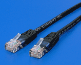 UTP patchkabel kat. 6, 3m, černý