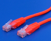 UTP patchkabel kat. 6, 5m, červený