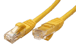 UTP patchkabel kat. 6, LSOH, žlutý, 5m