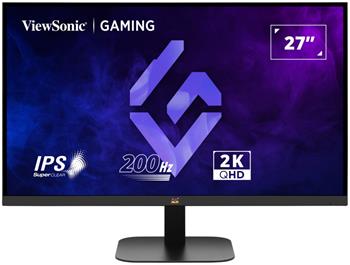 ViewSonic VX2757-2K-PRO 27" 16:9 2560 x 1440 SuperClear® IPS, 200Hz, 1ms MPRT, Variable Refresh Rate, 2 HDMI,DisplayPor