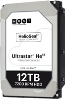 Western Digital Ultrastar® HDD 12TB (HUH721212ALE604) DC HC520 3.5in 26.1MM 256MB 7200RPM SATA 512E SE (GOLD WD121KRYZ)