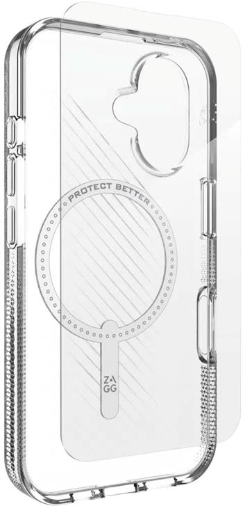 ZAGG Bundle Luxe SNAP PCR sklo 360 Apple iPhone 16 Plus Průhledný