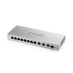 Zyxel XGS1250-12 v2, 12-Port GB webmanaged Switch w. 8 port 1G + 3-Port MultiGig  + 1-Port SFP+